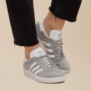 Adidas Gazelle Sneakers - Grey Suede (5)